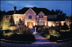 House at night time